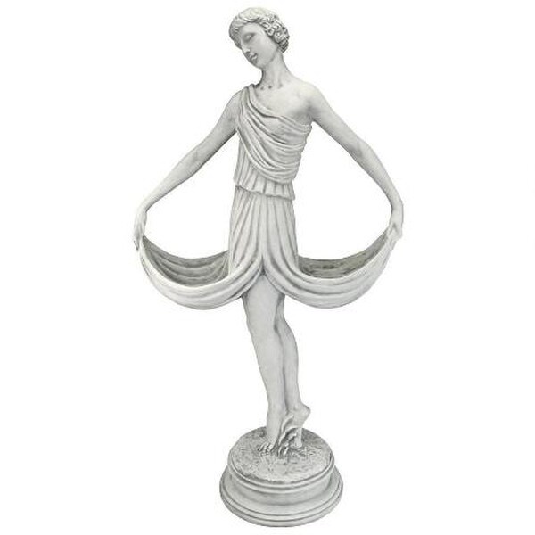 Isadora Duncan Birdbath Garden Ballerina Statue Feeder Dance Art Deco